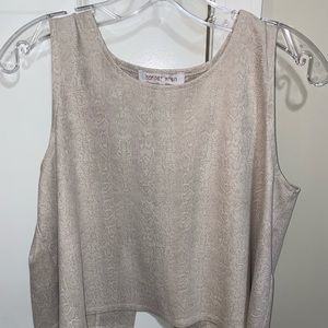 Harper wren snakeskin tank top